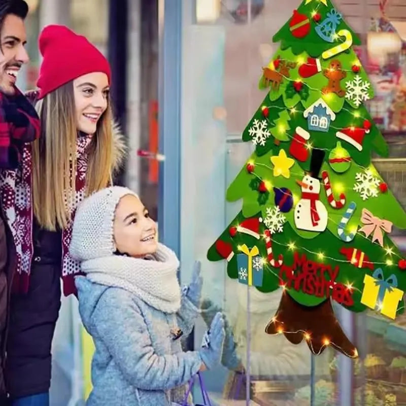 Árbol de Navidad de Fieltro