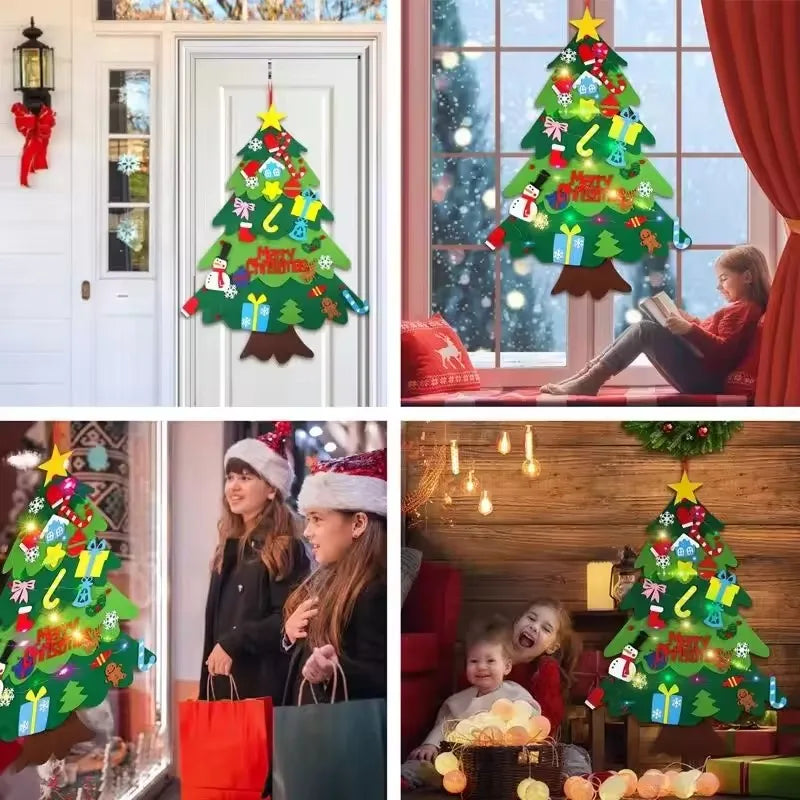 Árbol de Navidad de Fieltro