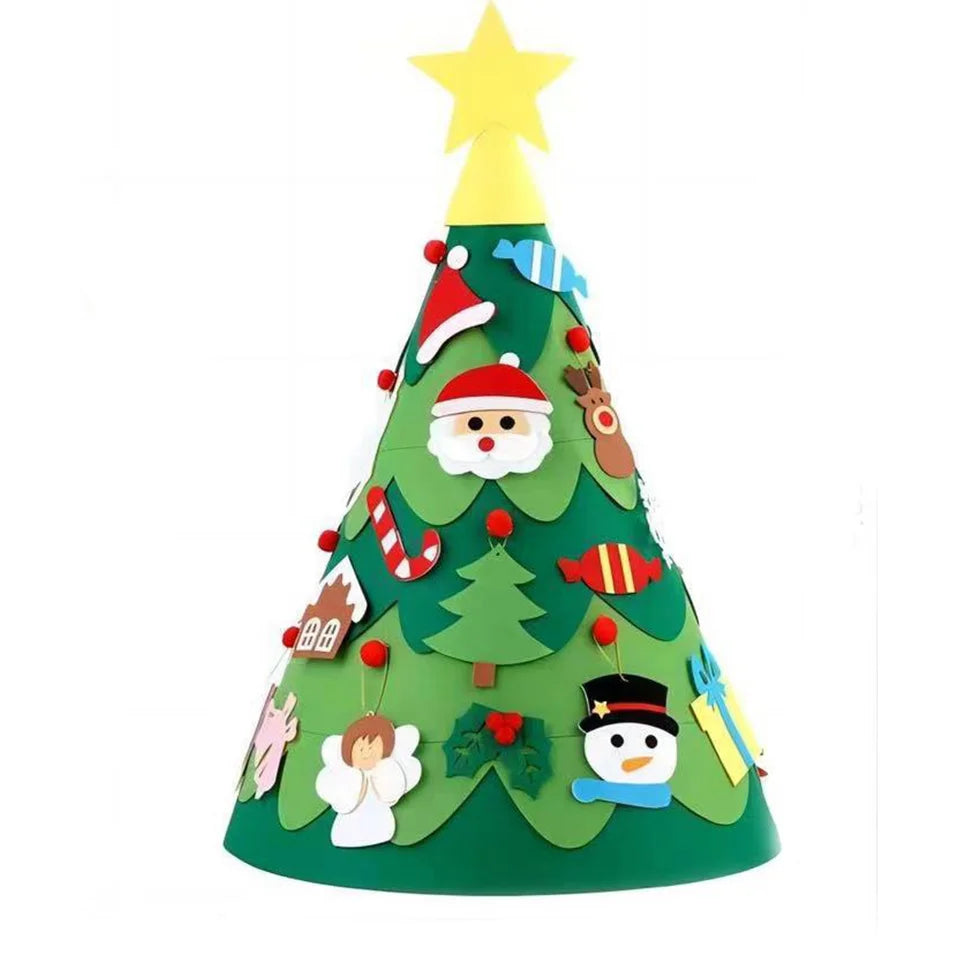 Árbol de Navidad de Fieltro