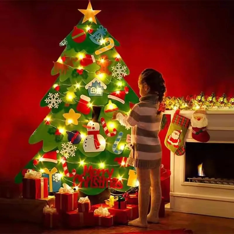 Árbol de Navidad de Fieltro