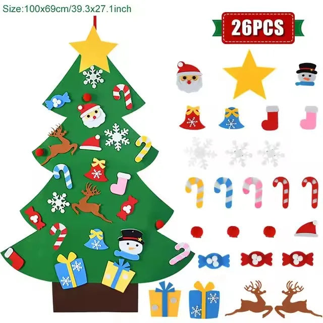 Árbol de Navidad de Fieltro