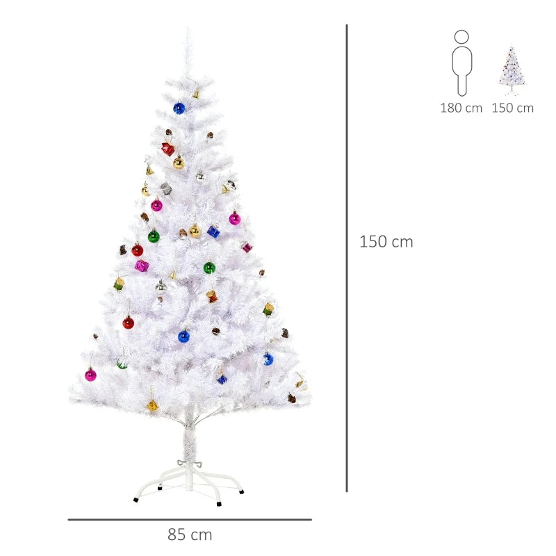 ❄️ Árbol de Navidad Blanco Nevado – Elegancia Invernal para tu Hogar 🎄