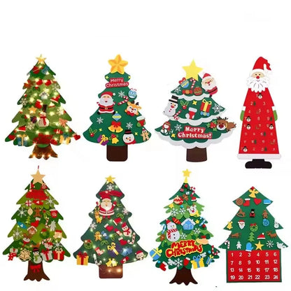 Árbol de Navidad de Fieltro