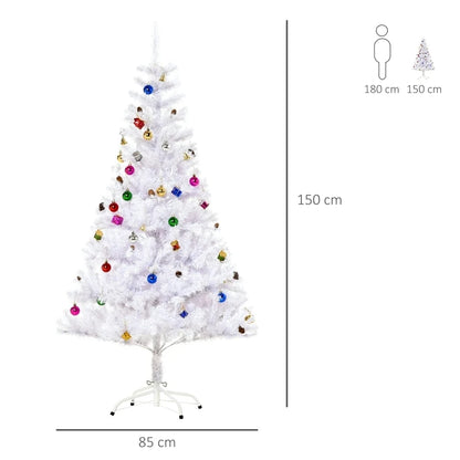 ❄️ Árbol de Navidad Blanco Nevado – Elegancia Invernal para tu Hogar 🎄